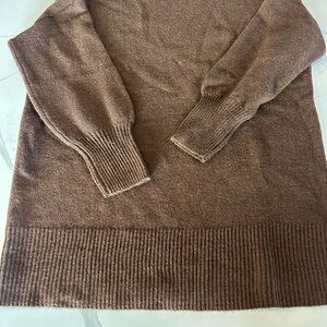 Brown Crew Neck Sweater